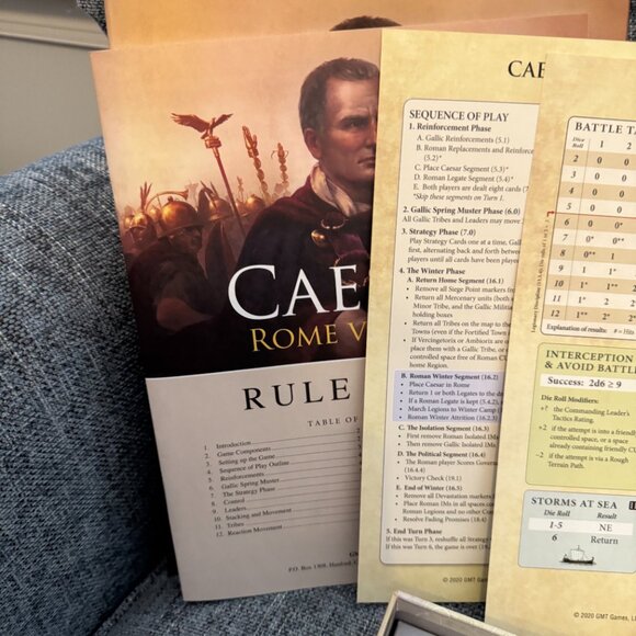 Caesar: Rome vs. Gaul (open, unpunched) GMT Games GMT2008 - Picture 11 of 15